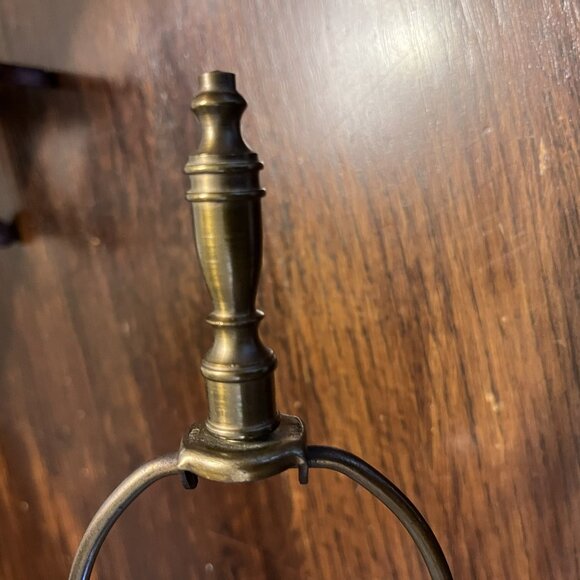 RARE VINTAGE Boudoir 24KT gold rimmed rose petals lamp MADE IN ENGLAND - Picture 11 of 12